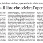 Il volume, in italiano e tedesco, ripercorre la vita e la tecnica del grande artista arcense.